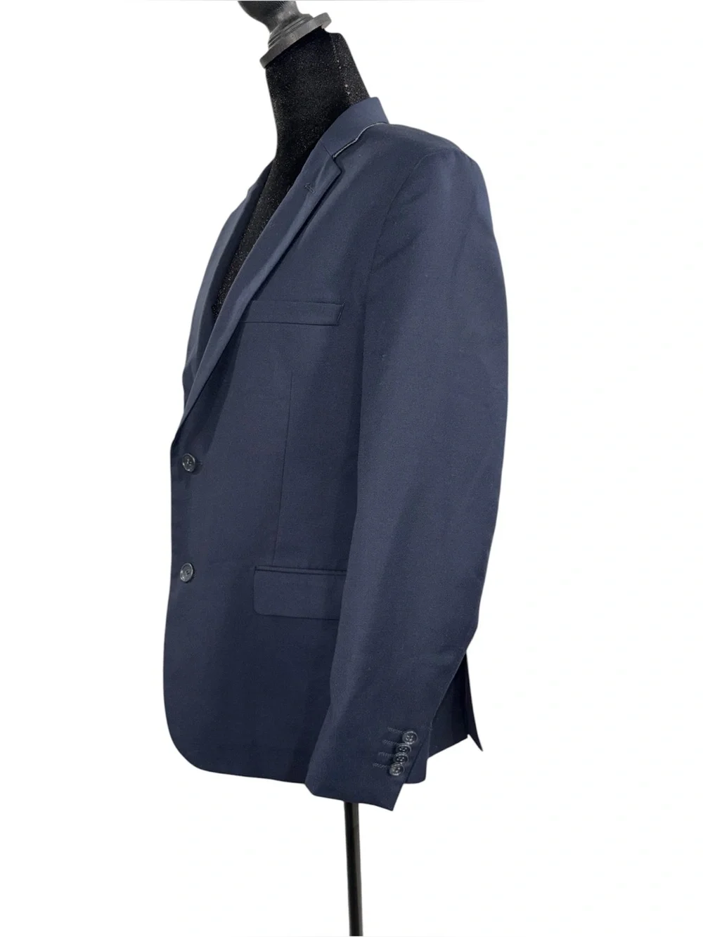 Pronto Moda Snello Men's Navy Two-Button Blazer Size 38S